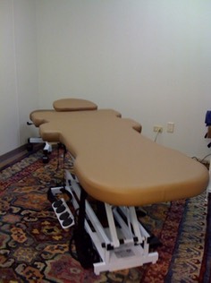 Massage table
